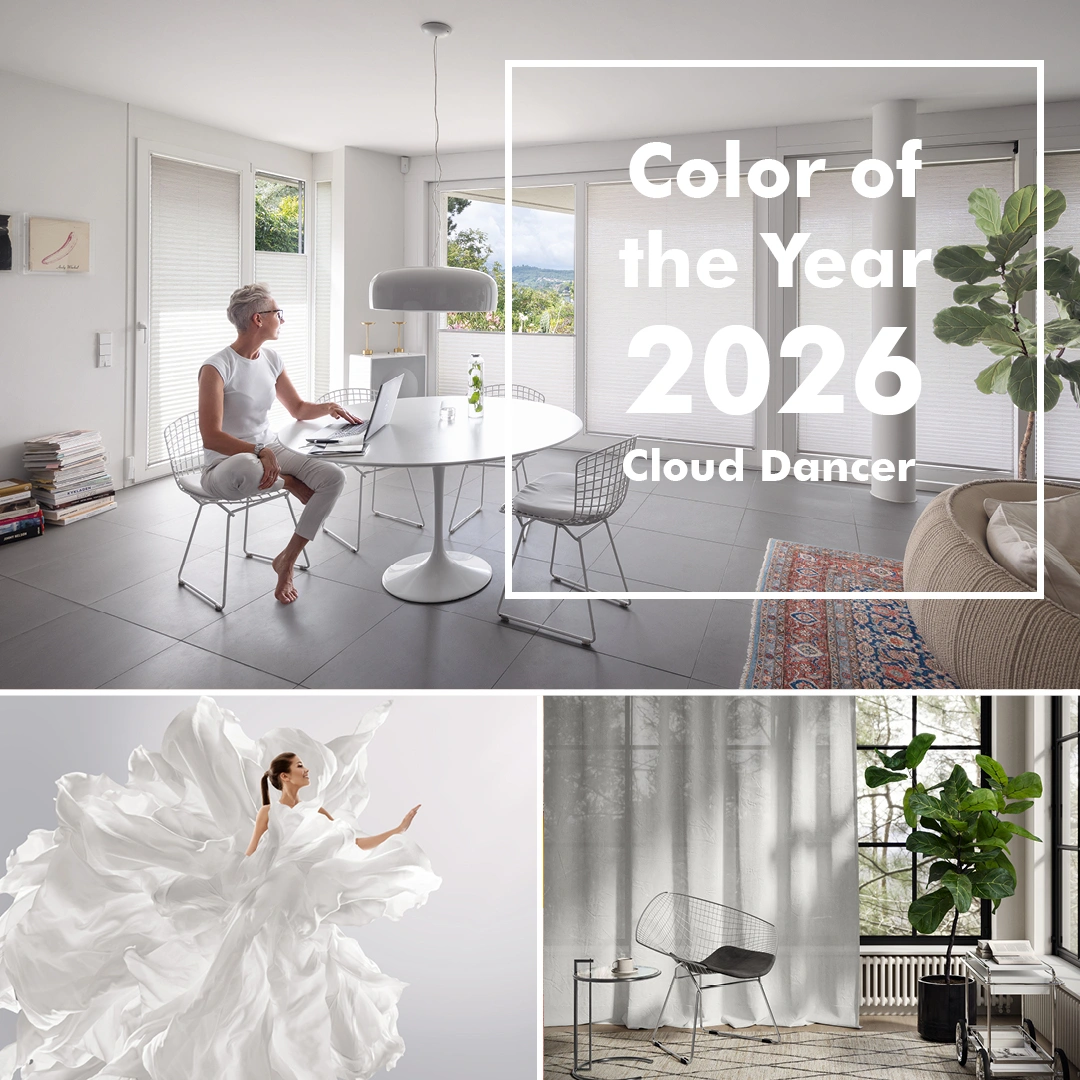 Pantone Farbe des Jahres 2026 Cloud Dancer